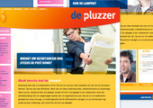 Homepage met portalfunctie en flashanimatie